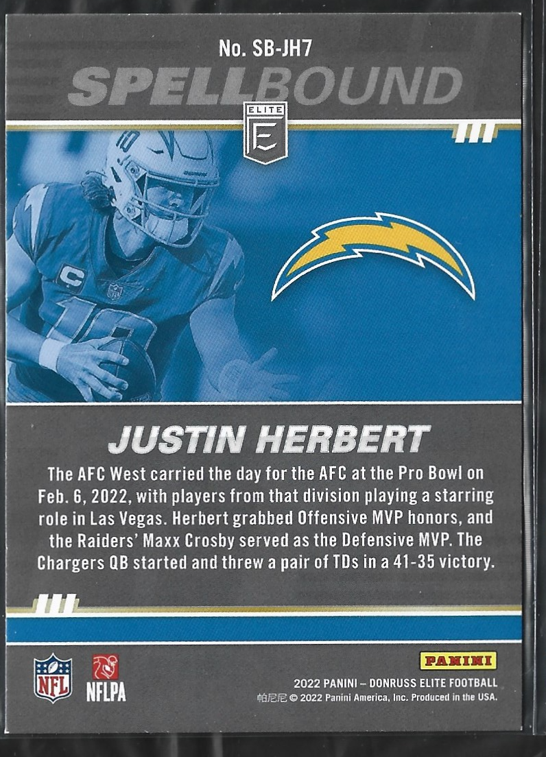 Justin Herbert Spellbound