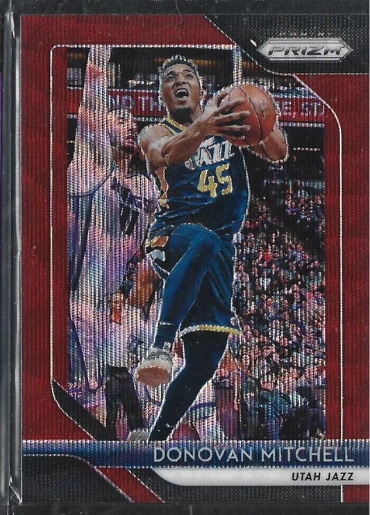 Donovan Mitchell Prizm Ruby Wave