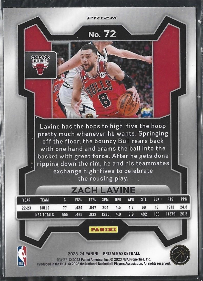 Zach Lavine Prizm RWB