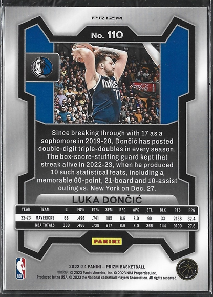 Luka Doncic Prizm Silver