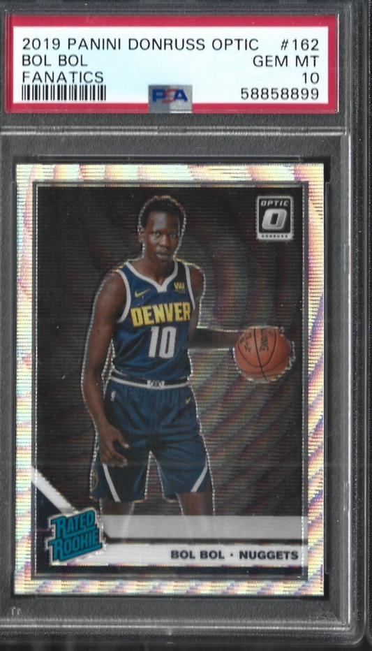 Bol Bol Donruss Optic Silverwave PSA 10
