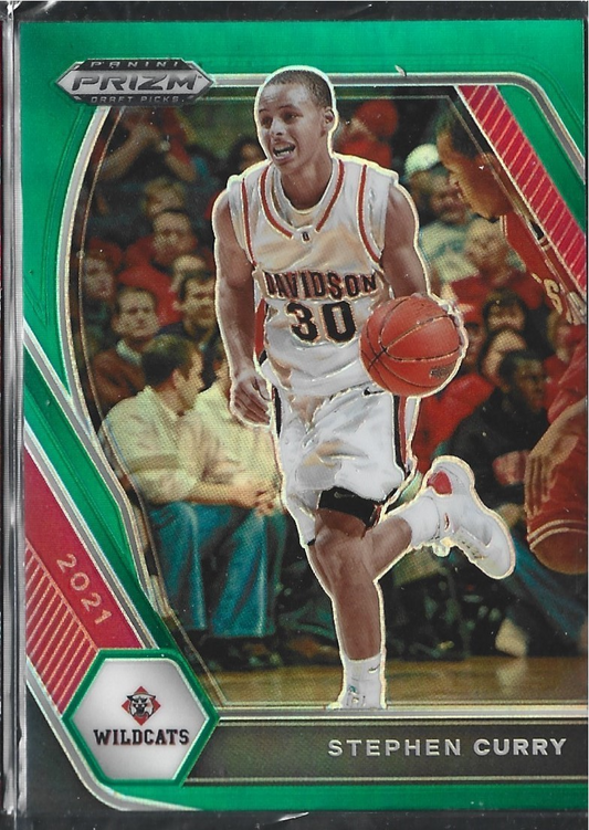 Stephen Curry Prizm Wildcats Green