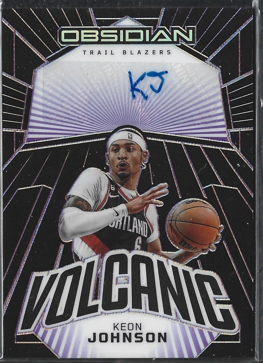 Keon Johnson Volcanic Auto /75