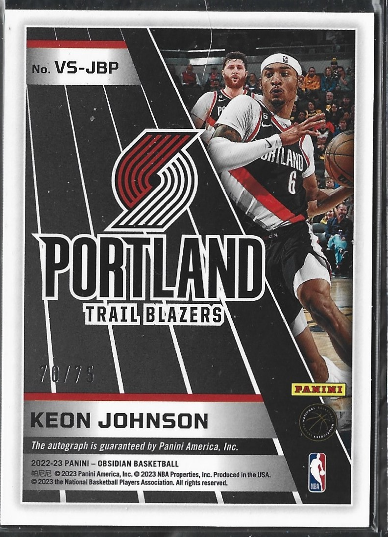 Keon Johnson Volcanic Auto /75