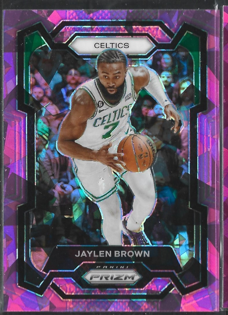 Jaylen Brown Prizm Pink Cracked Ice