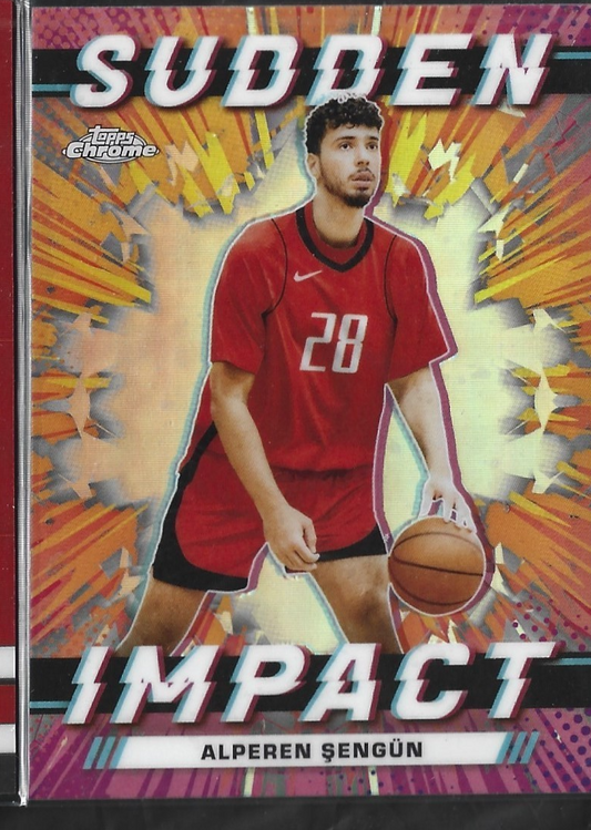 Alperen Sengun Topps Chrome Sudden Impact