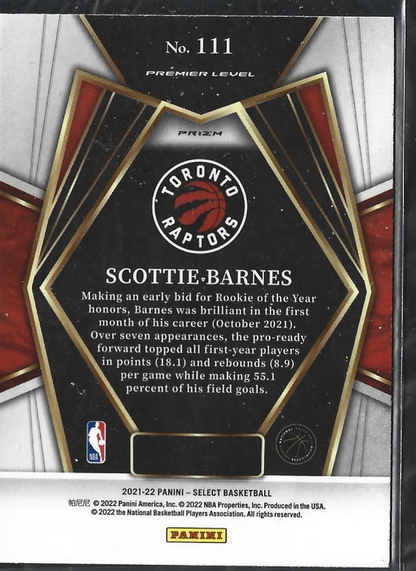 Scottie Barnes Premier RC Shimmer