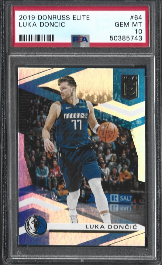 Luka Doncic Donruss Elite PSA 10