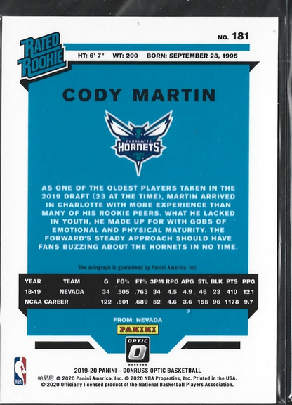 Cody Martin Optic RC Auto