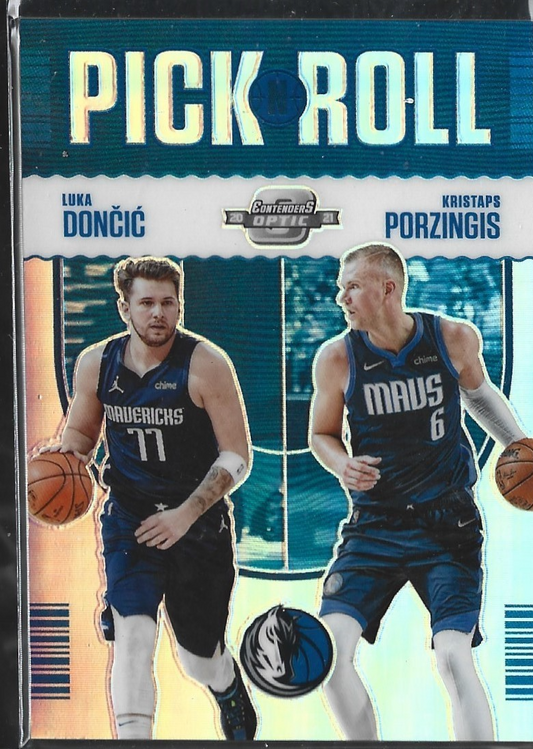 Luka Doncic & Kristaps Porzingis Pick & Roll