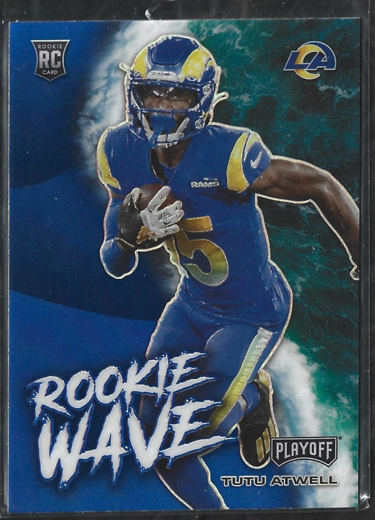 Tutu Atwell Playoff Rookie Wave Blue