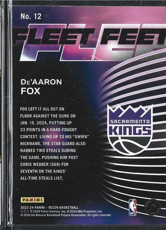 De'Aaron Fox Fleet