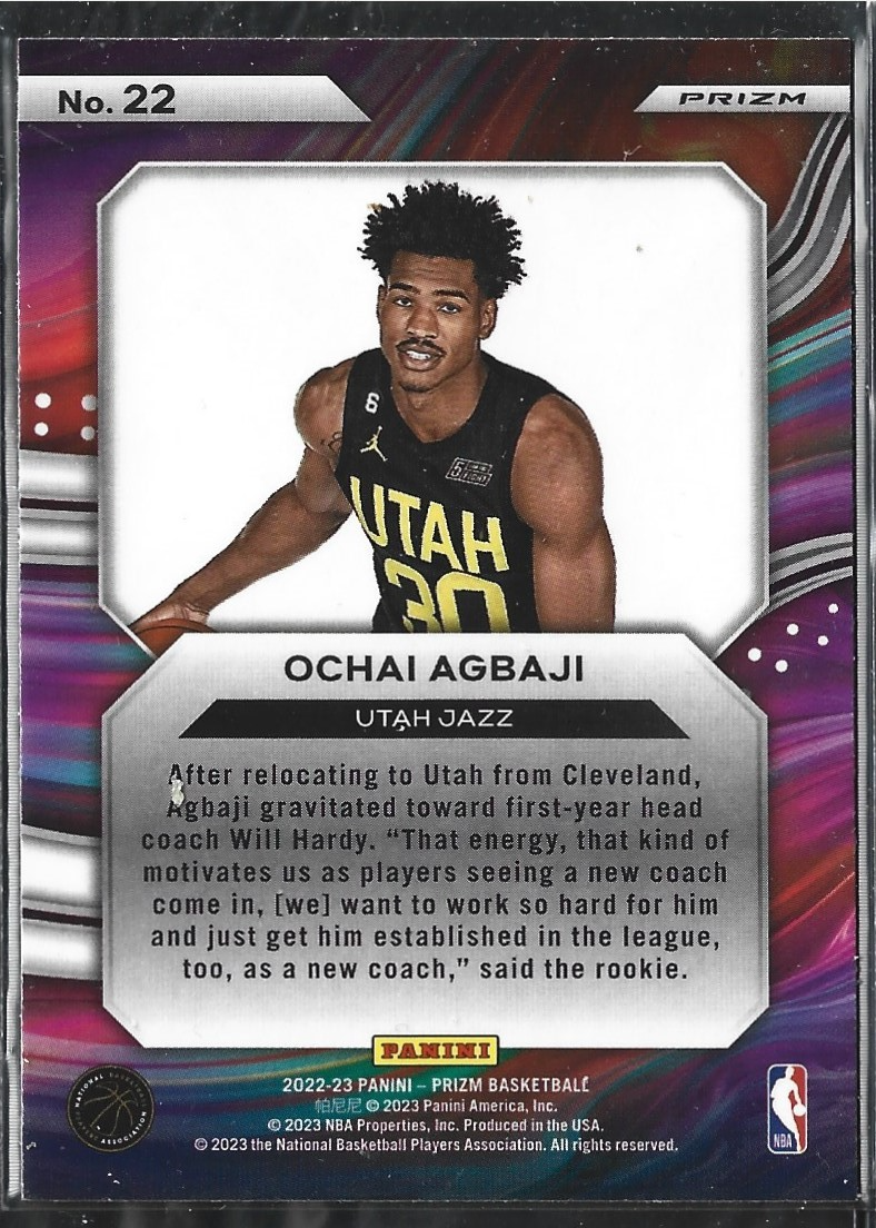 Ochai Agbaji Instant Impact Silver