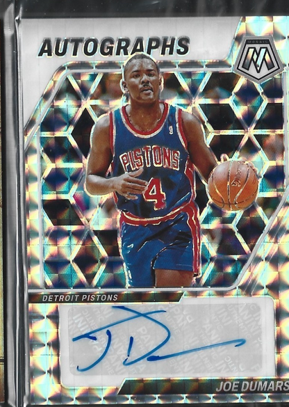 Joe Dumars Mosaic Autographs