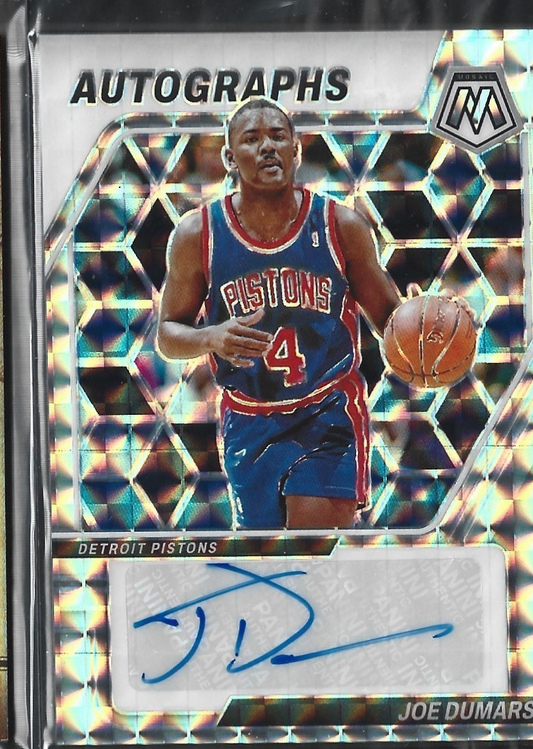 Joe Dumars Mosaic Autographs