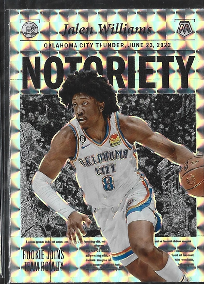Jalen Williams Notoriety Silver Mosaic