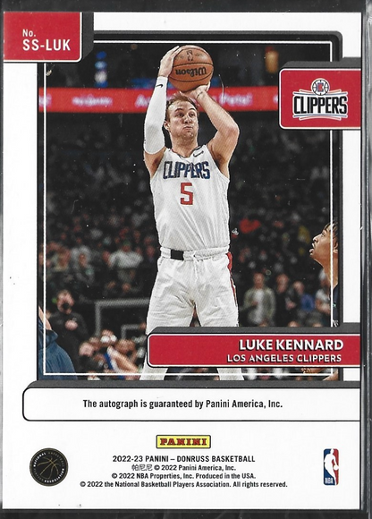 Luke Kennard Signatures Series Auto