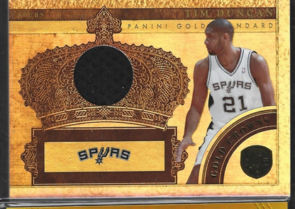 Tim Duncan Gold Crowns Game-used /249