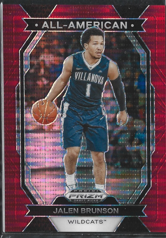 Jalen Brunson All-American Red Pulsar /299