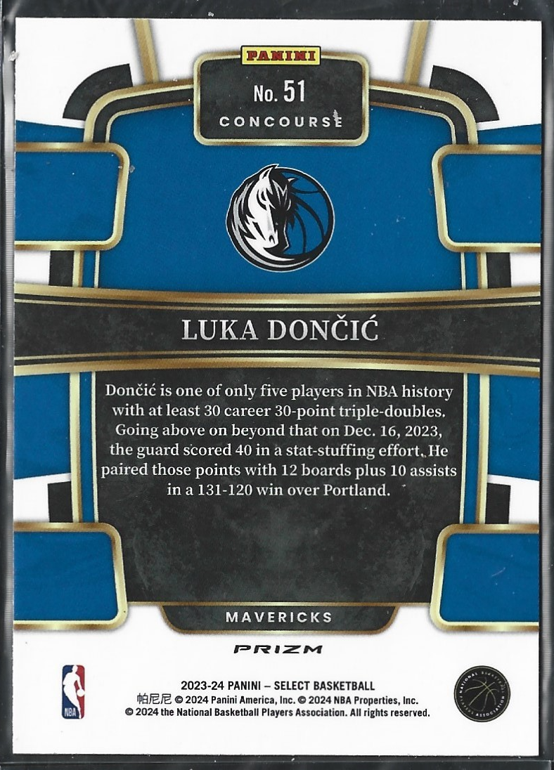 Luka Doncic Select Concourse Tectonic