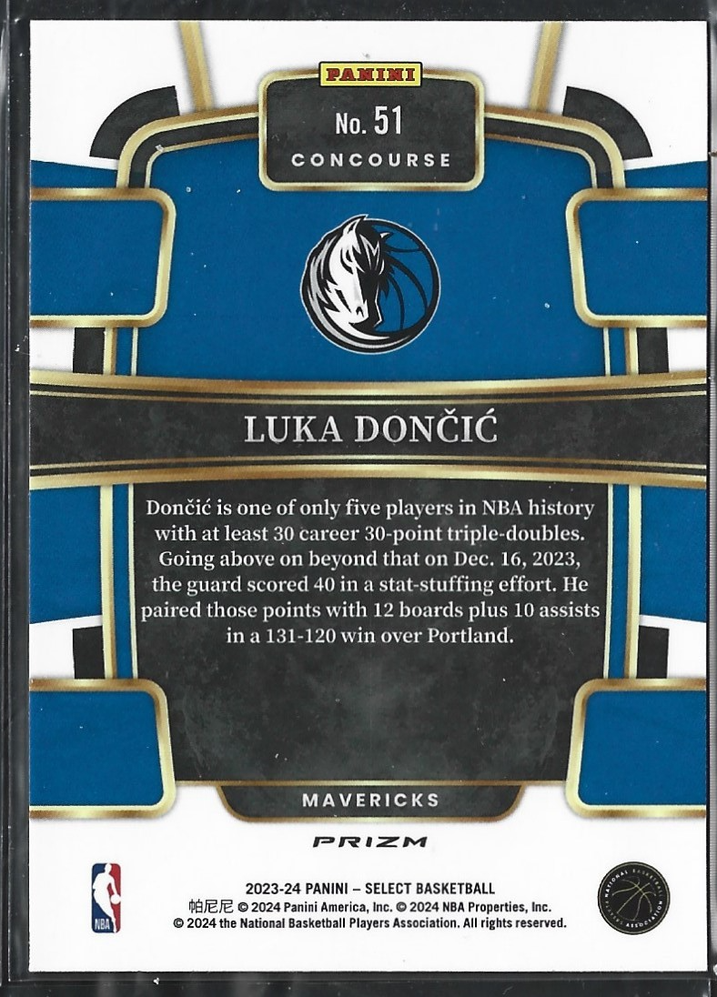 Luka Doncic Select Concourse Tectonic