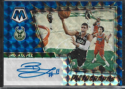 Brook Lopez Mosaic Photographs Blue /49