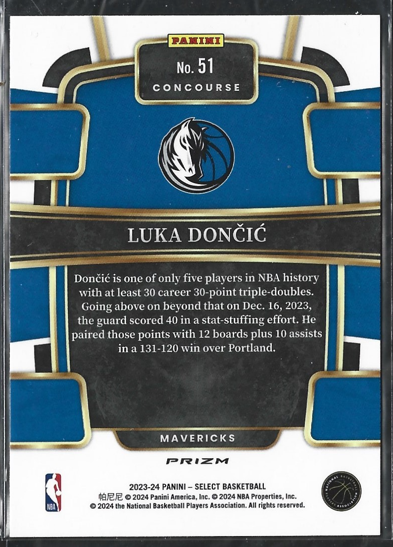 Luka Doncic Select Concourse Tricolor