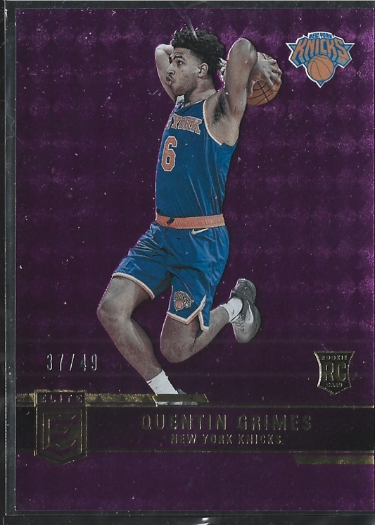 Quentin Grimes Elite Purple /49