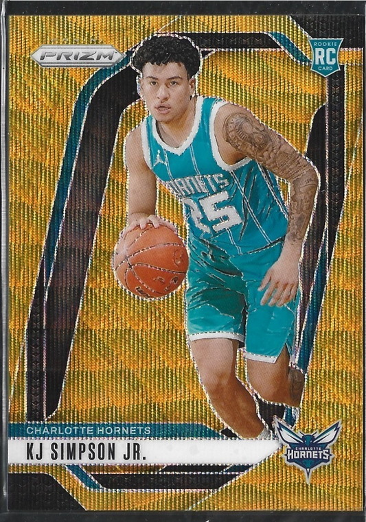 KJ Simpsons Jr. Prizm Gold Wave /10