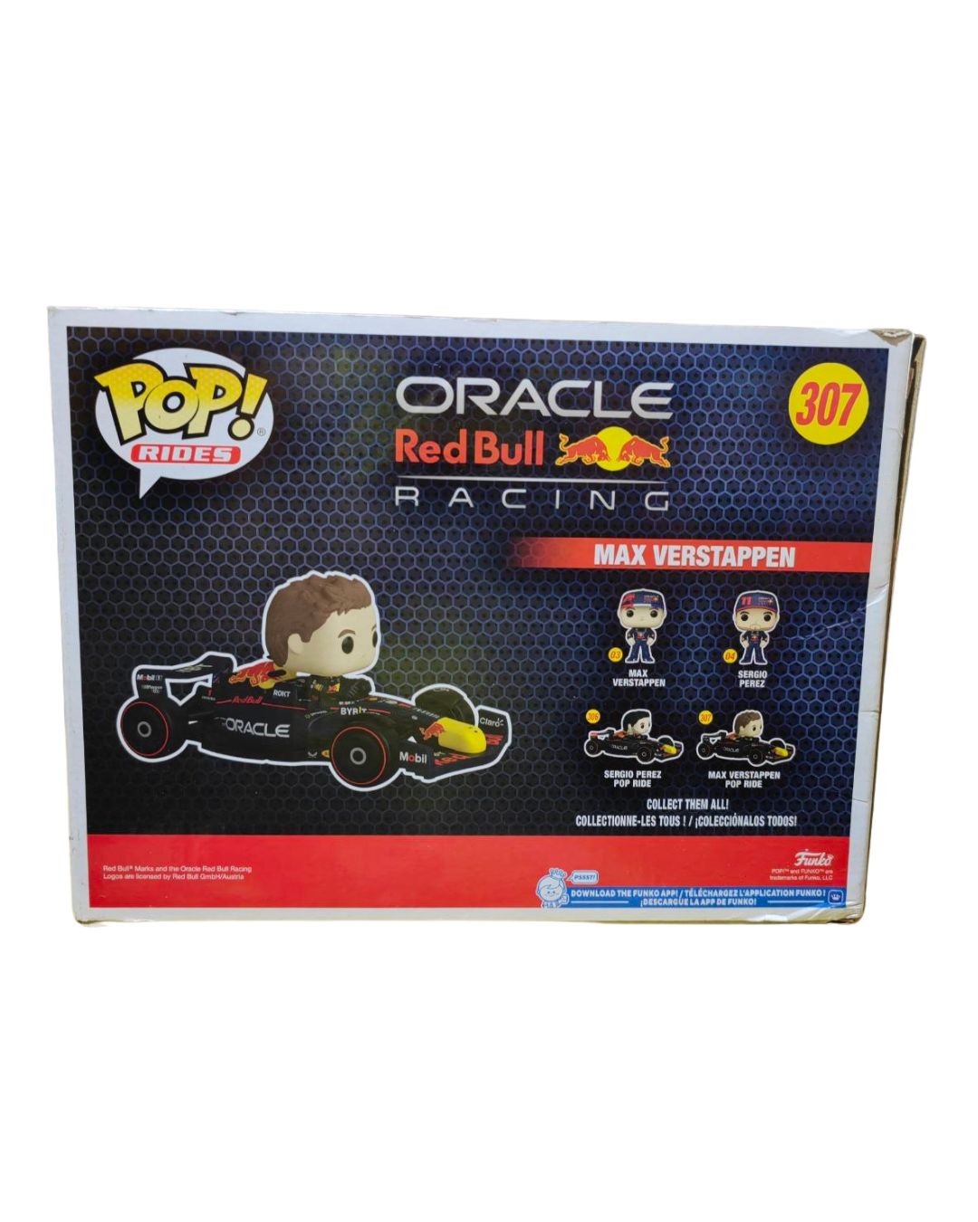 Funko Pop Rides! Max Verstappen #307