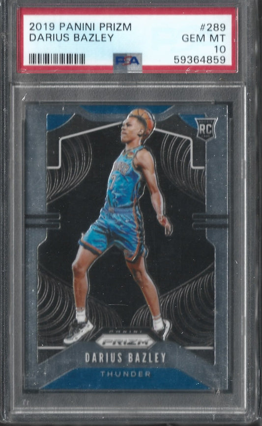 Darius Bazley Prizm Rookie PSA 10