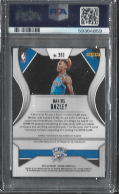 Darius Bazley Prizm Rookie PSA 10