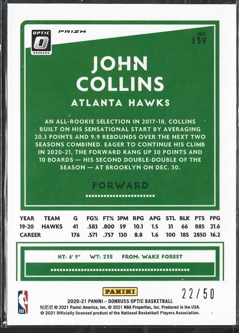 John Collins Optic Blue Fastbreak /50