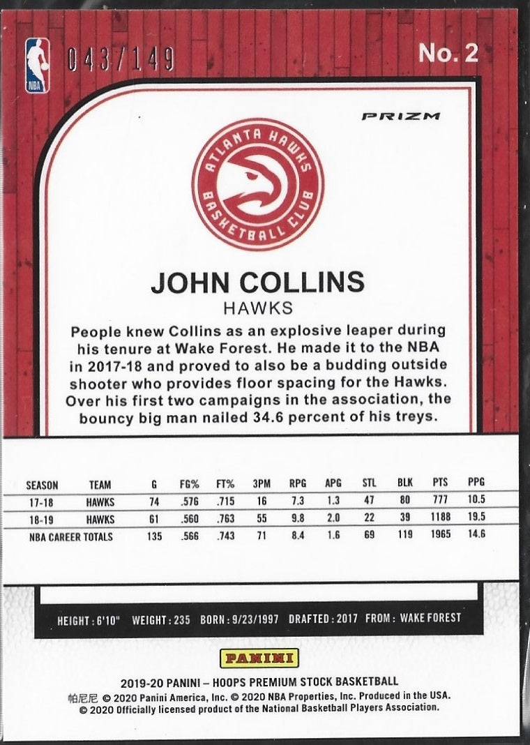 John Collins Hoops Premium Checkerboard /149