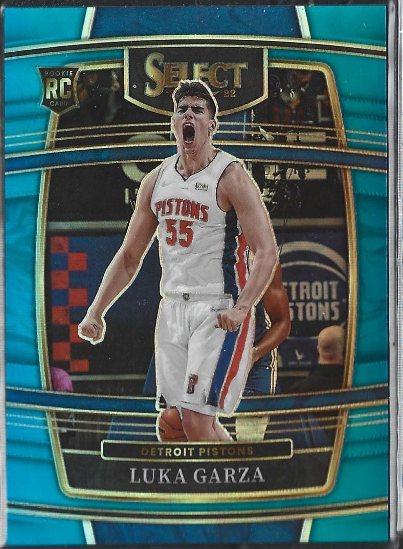 Luka Garza Rookie Select Concourse Blue /299