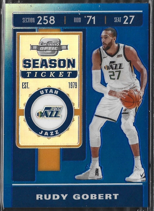 Rudy Gobert Season Ticket Blue /99