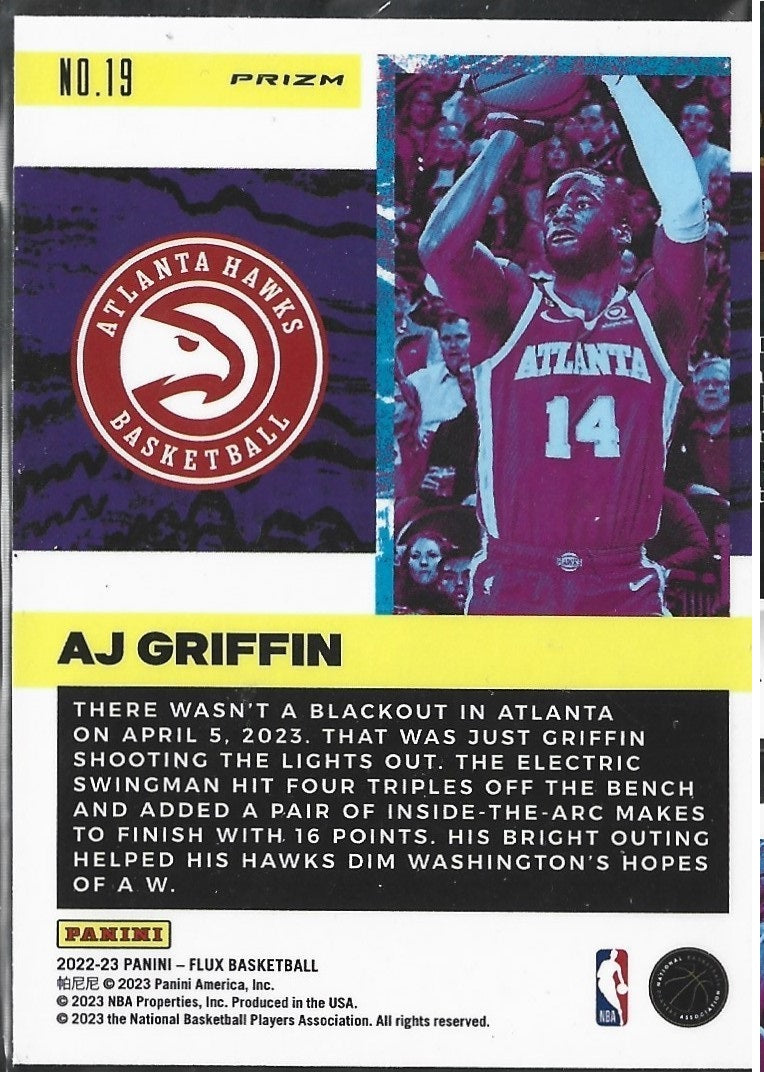 AJ Griffin Flux Freshman Year Silver