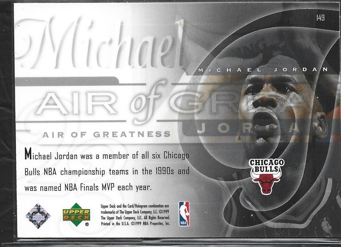 Michael Jordan Air of Greatness #149