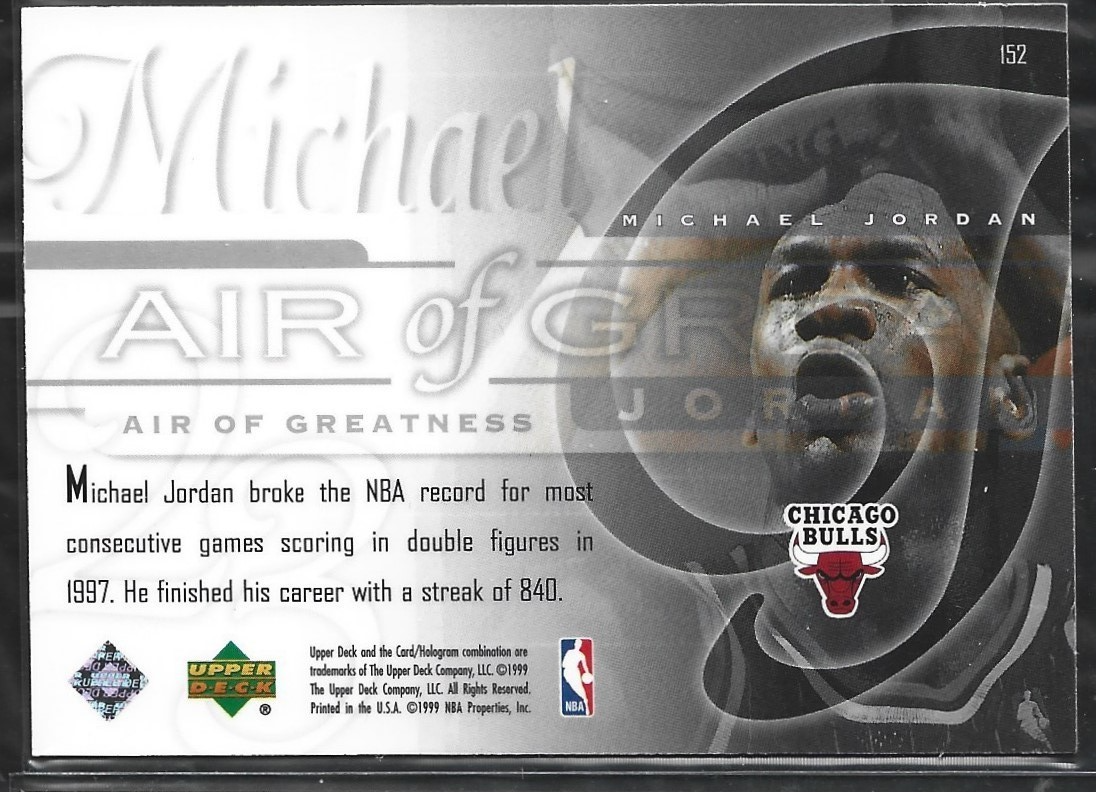 Michael Jordan Air of Greatness #152