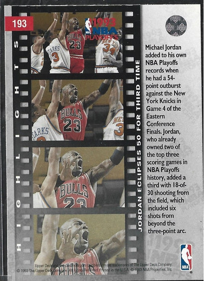 Michael Jordan 1993 Playoffs