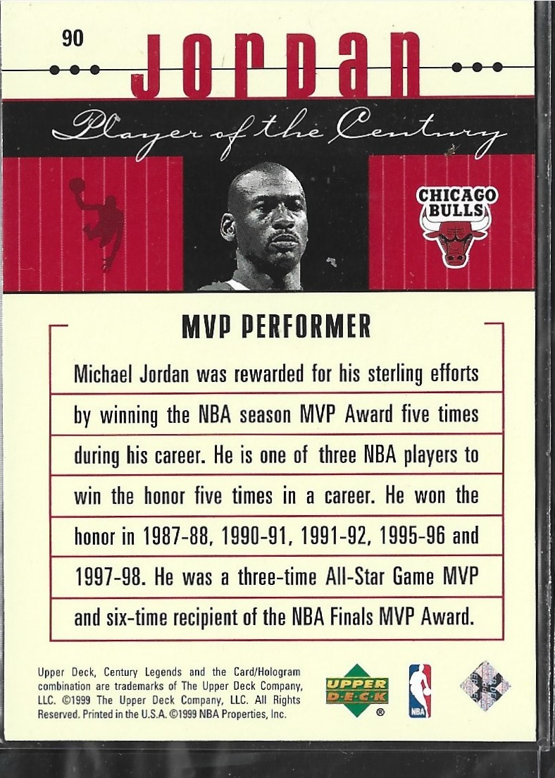 Michael Jordan Player of the Century