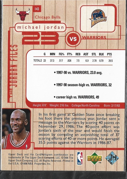 Michael Jordan The Jordan Files #143