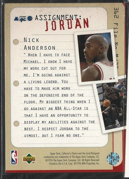 Michael Jordan File No. MJ23 #362