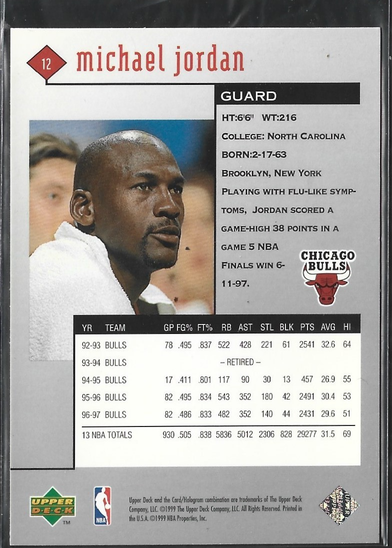 Michael Jordan Black Diamond #12