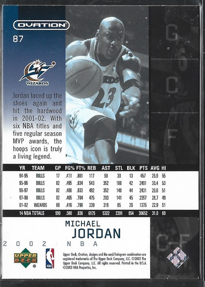 Michael Jordan Ovation Wizards