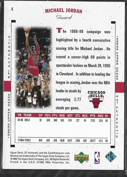 Michael Jordan SP Authentic #4