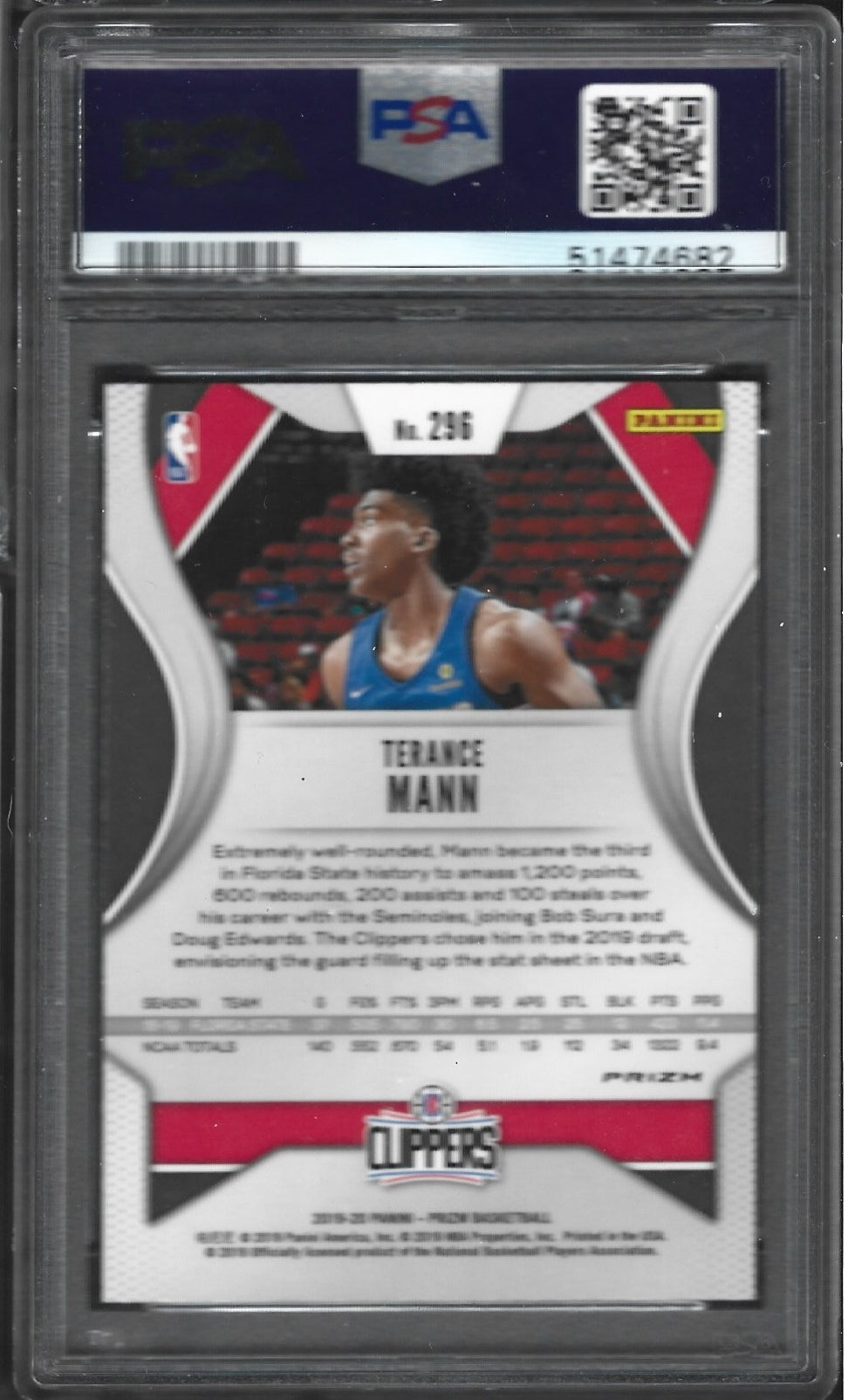 Terance Mann Rookie Prizm Silver PSA 8