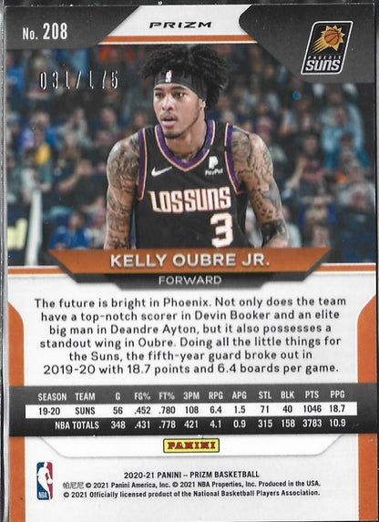 Kelly Oubre Jr. Prizm Blue Fastbreak /175